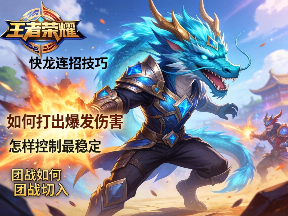 王者荣耀快龙连招技巧,如何打出爆发伤害,怎样控制最稳定,团战如何切入 王者荣耀快龙连招技巧,如何打出爆发伤害,怎样控制最稳定,团战如何切入