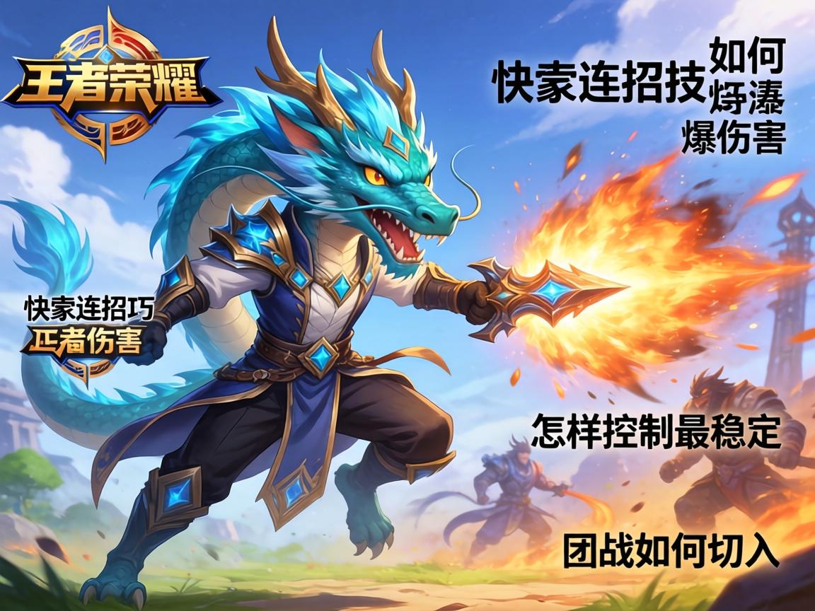王者荣耀快龙连招技巧,如何打出爆发伤害,怎样控制最稳定,团战如何切入 王者荣耀快龙连招技巧,如何打出爆发伤害,怎样控制最稳定,团战如何切入