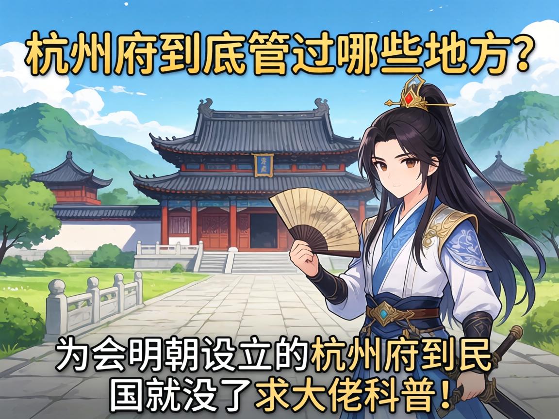 杭州府到底管过哪些地方?为啥明朝设立的杭州府到民国就没了?求大佬科普! 杭州府到底管过哪些地方?为啥明朝设立的杭州府到民国就没了?求大佬科普!