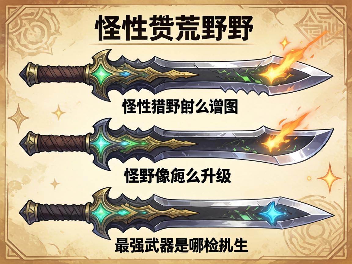 怪物猎人荒野武器图谱,武器怎么升级,最强武器是哪把 怪物猎人荒野武器图谱,武器怎么升级,最强武器是哪把