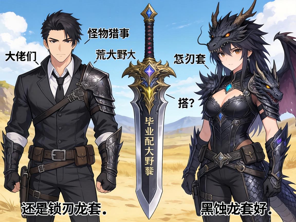 大佬们,怪物猎人荒野大剑毕业配装怎么搭?锁刃龙套还是黑蚀龙套好 大佬们,怪物猎人荒野大剑毕业配装怎么搭?锁刃龙套还是黑蚀龙套好