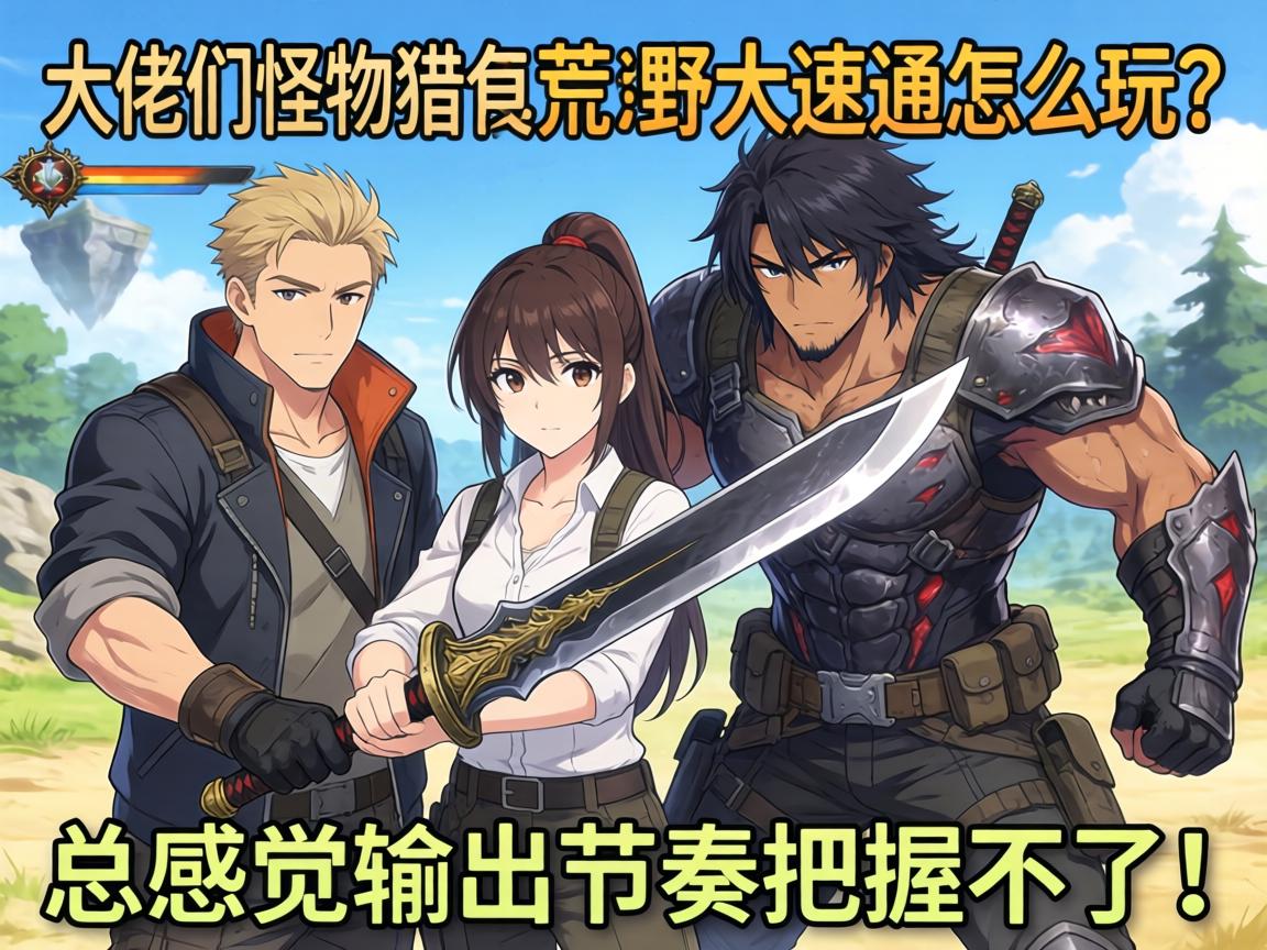 大佬们,怪物猎人荒野大剑速通怎么玩?总感觉输出节奏把握不好! 大佬们,怪物猎人荒野大剑速通怎么玩?总感觉输出节奏把握不好!