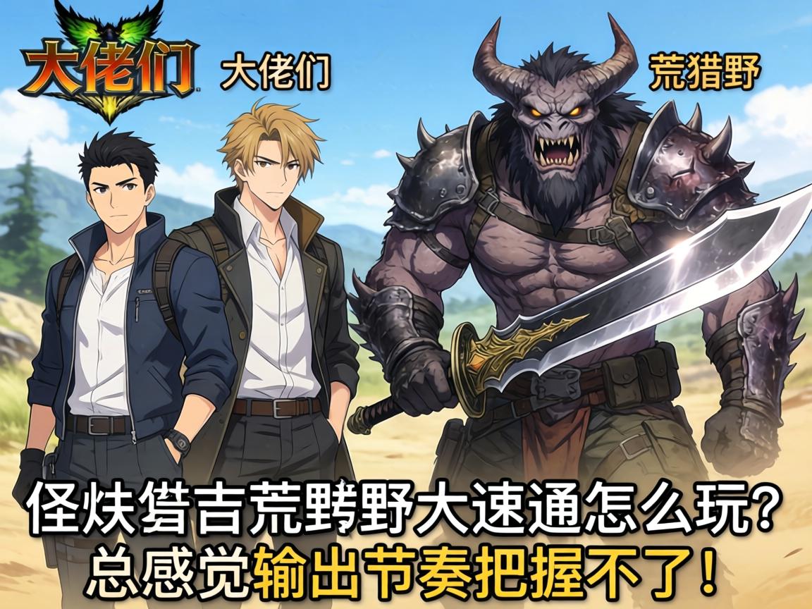 大佬们,怪物猎人荒野大剑速通怎么玩?总感觉输出节奏把握不好! 大佬们,怪物猎人荒野大剑速通怎么玩?总感觉输出节奏把握不好!