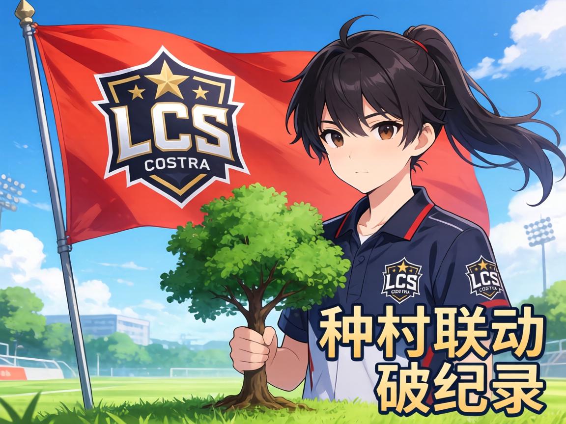 LCS战队战旗种树联动破纪录 LCS战队战旗种树联动破纪录