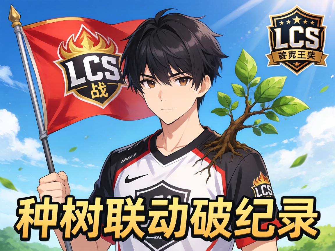LCS战队战旗种树联动破纪录 LCS战队战旗种树联动破纪录