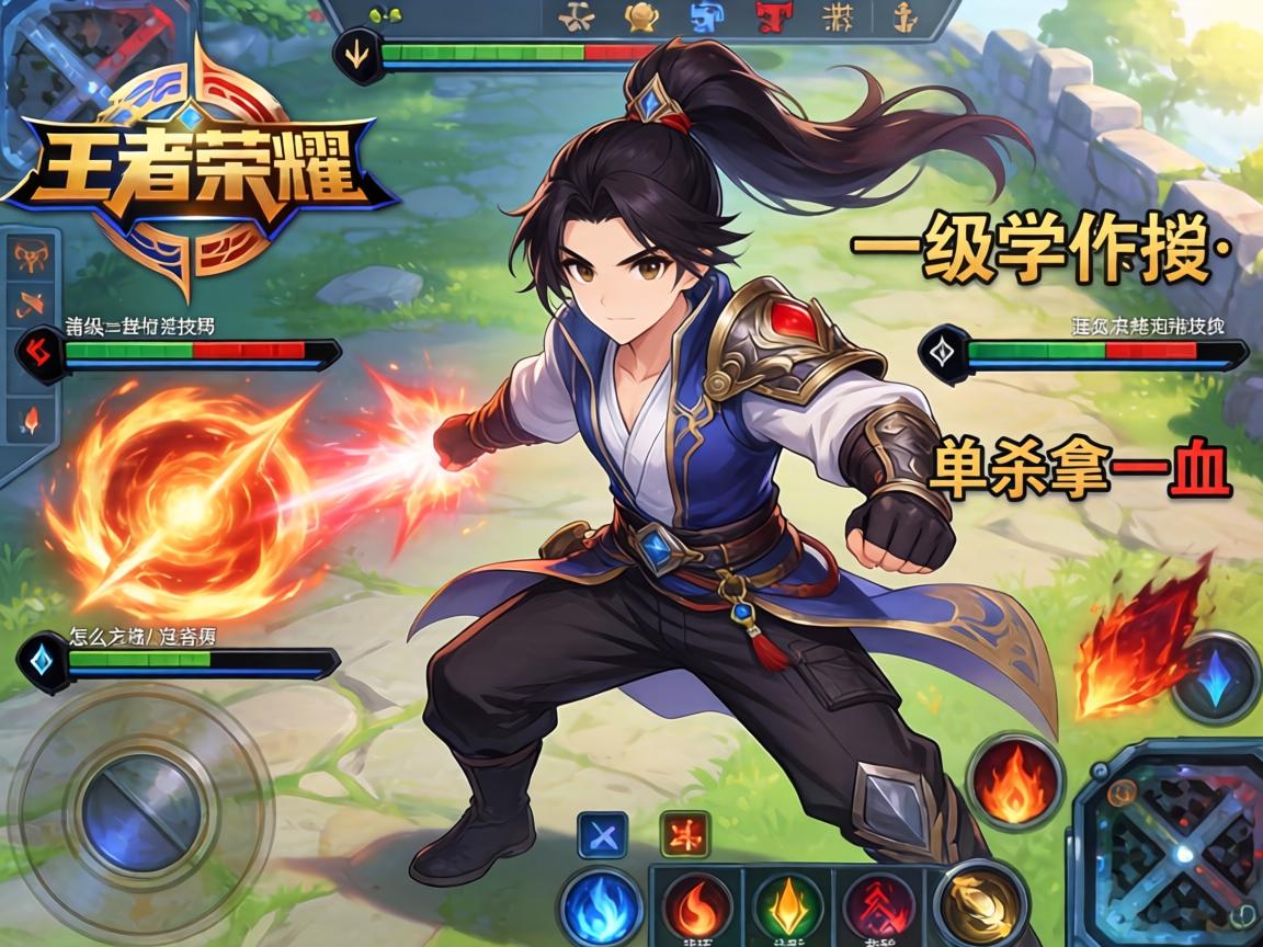 王者荣耀凯1级连招技巧,一级学什么技能,怎么单杀拿一血,对线怎么消耗 王者荣耀凯1级连招技巧,一级学什么技能,怎么单杀拿一血,对线怎么消耗