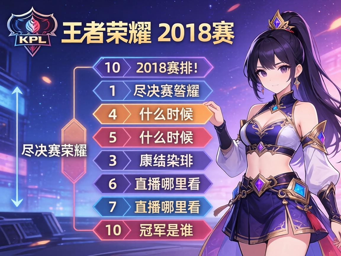 王者荣耀kpl2018赛程安排,季后赛什么时候,直播哪里看,冠军是谁? 王者荣耀kpl2018赛程安排,季后赛什么时候,直播哪里看,冠军是谁?
