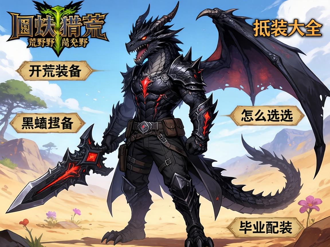 怪物猎人荒野配装大全,开荒装备怎么选,毕业配装如何搭配,黑蚀龙套装适合什么武器 怪物猎人荒野配装大全,开荒装备怎么选,毕业配装如何搭配,黑蚀龙套装适合什么武器