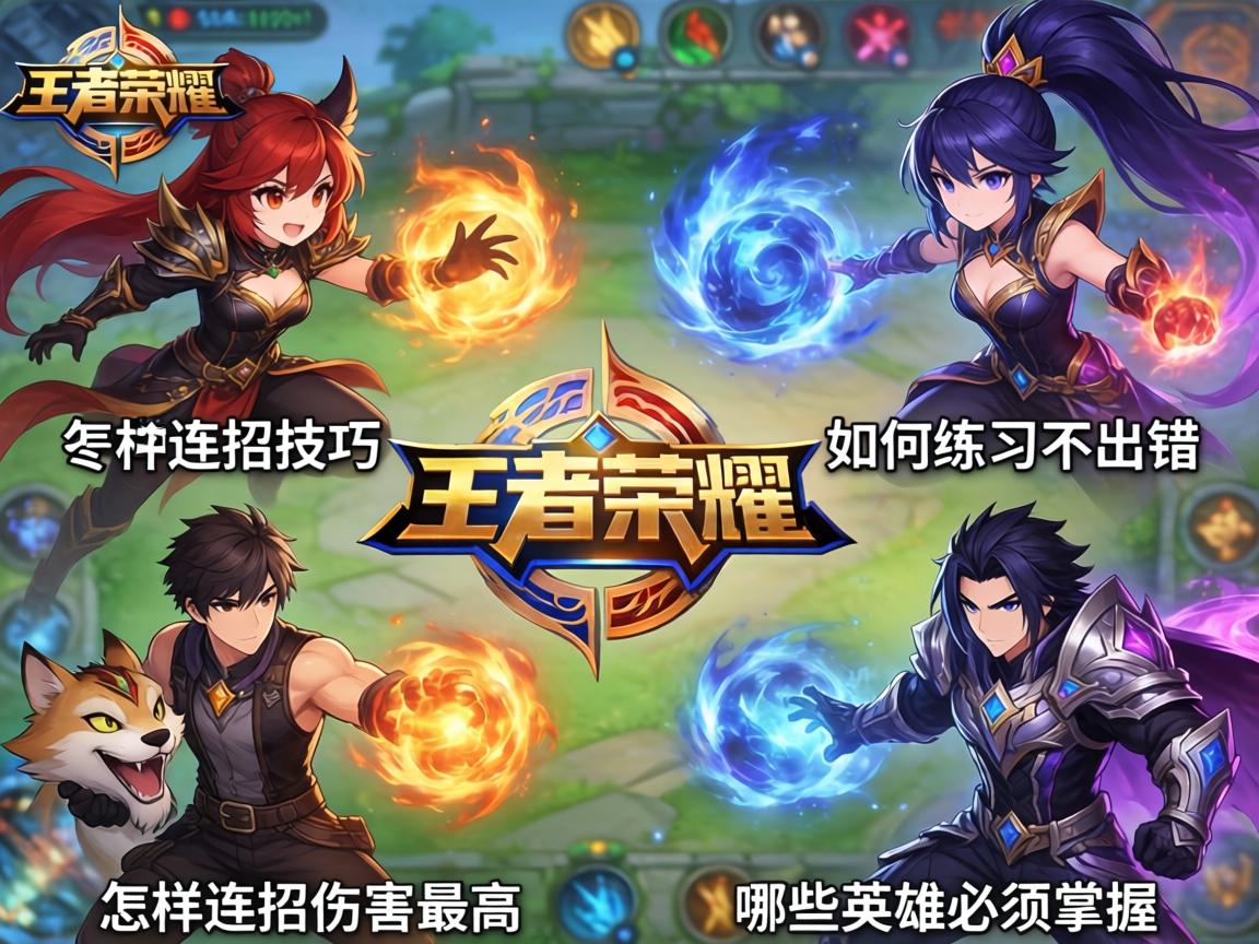 王者荣耀各种连招技巧,怎样连招伤害最高,如何练习不出错,哪些英雄必须掌握? 王者荣耀各种连招技巧,怎样连招伤害最高,如何练习不出错,哪些英雄必须掌握?
