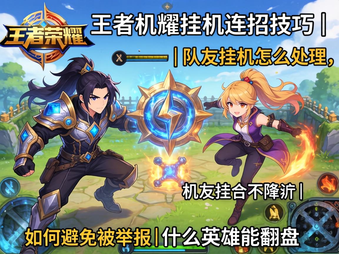 王者荣耀挂机连招技巧丨队友挂机怎么处理,如何避免被举报,什么英雄能翻盘 王者荣耀挂机连招技巧丨队友挂机怎么处理,如何避免被举报,什么英雄能翻盘