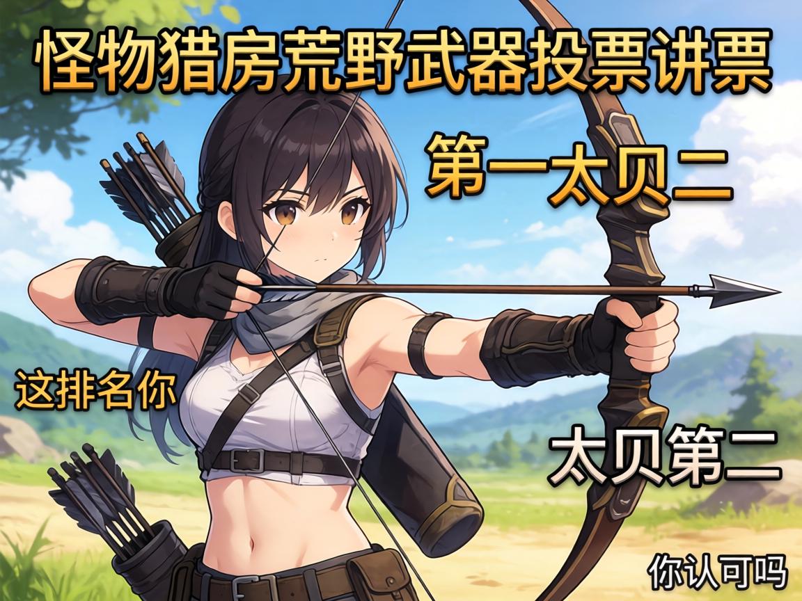 看了怪物猎人荒野武器投票结果,弓箭第一太刀第二,这排名你们认可吗? 看了怪物猎人荒野武器投票结果,弓箭第一太刀第二,这排名你们认可吗?