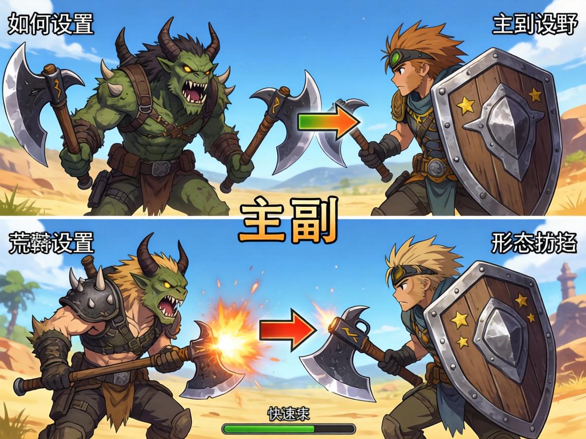 怪物猎人荒野武器切换,如何设置主副武器,战斗中如何快速切换,盾斧形态切换技巧 怪物猎人荒野武器切换,如何设置主副武器,战斗中如何快速切换,盾斧形态切换技巧