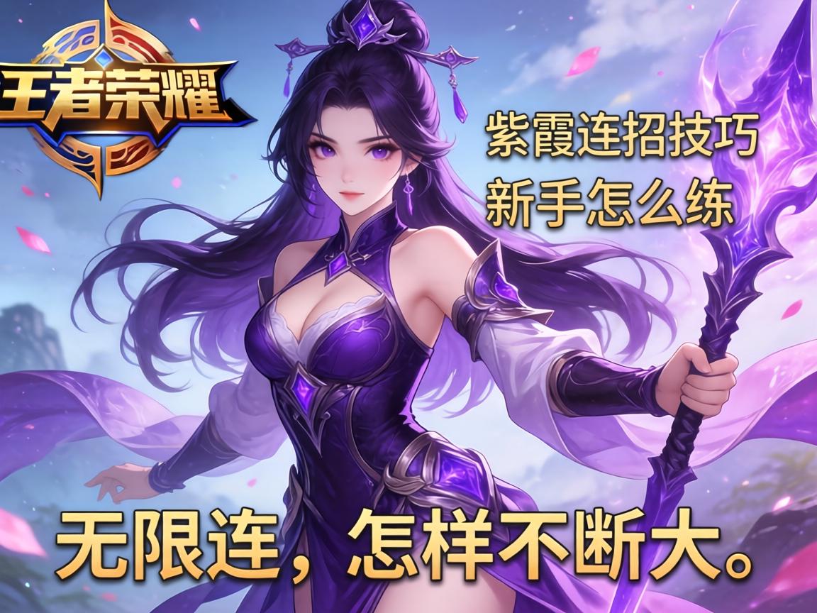 王者荣耀紫霞连招技巧,如何无限连,怎样不断大,新手怎么练 王者荣耀紫霞连招技巧,如何无限连,怎样不断大,新手怎么练