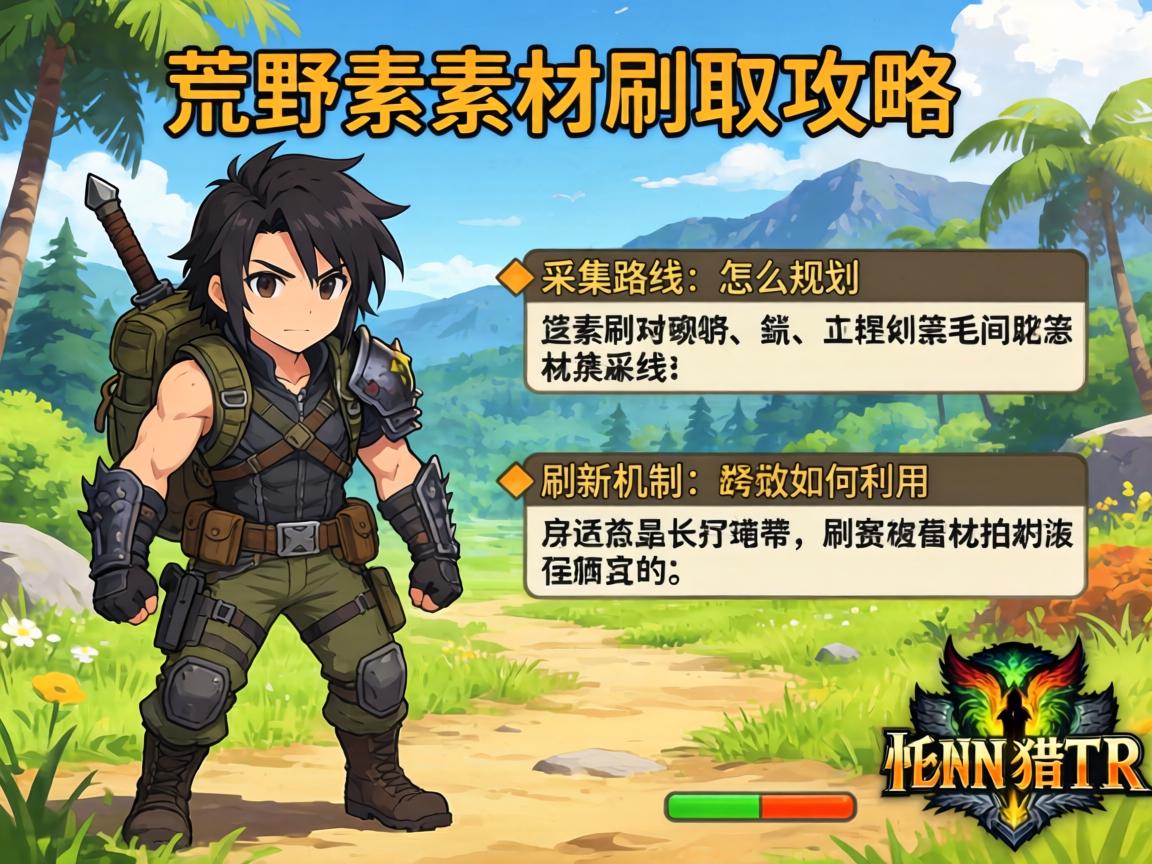 怪物猎人荒野素材刷取攻略,采集路线怎么规划,刷新机制如何利用 怪物猎人荒野素材刷取攻略,采集路线怎么规划,刷新机制如何利用
