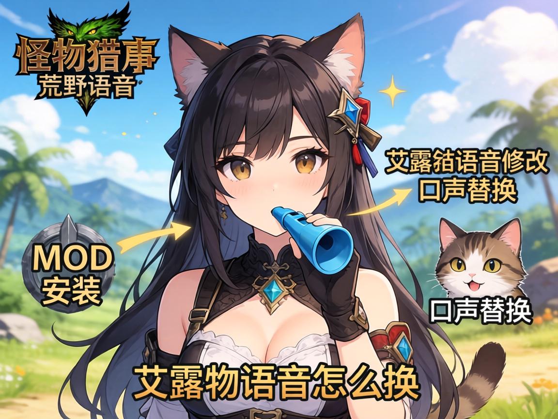 怪物猎人荒野语音怎么换,艾露猫语音修改,口哨声替换,MOD安装教程 怪物猎人荒野语音怎么换,艾露猫语音修改,口哨声替换,MOD安装教程