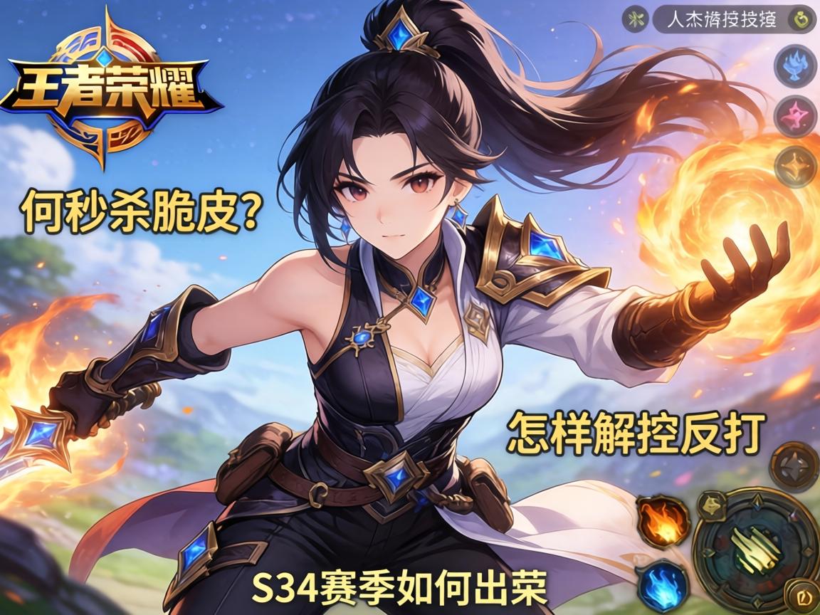 王者荣耀人杰连招技巧,如何秒杀脆皮?怎样解控反打?S34赛季如何出装? 王者荣耀人杰连招技巧,如何秒杀脆皮?怎样解控反打?S34赛季如何出装?