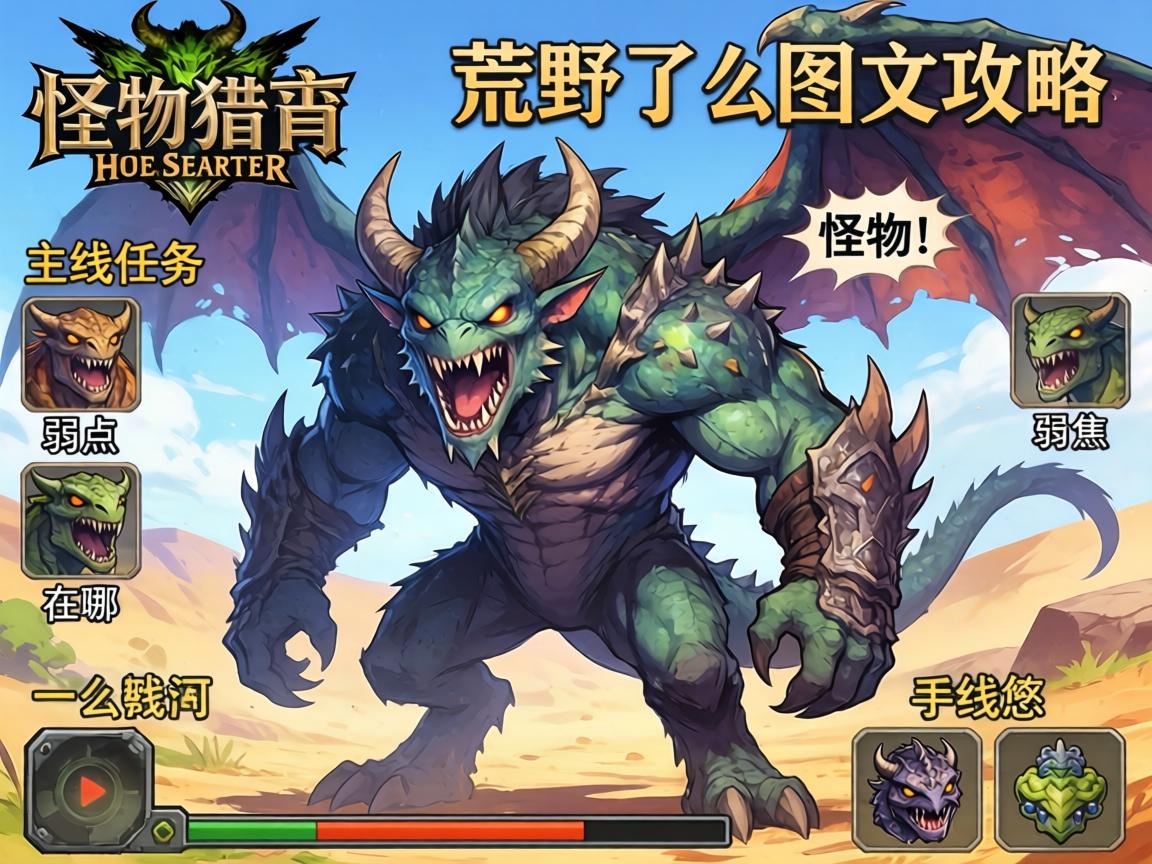 怪物猎人荒野图文攻略,主线任务怎么做,怪物弱点在哪,支线怎么完成 怪物猎人荒野图文攻略,主线任务怎么做,怪物弱点在哪,支线怎么完成