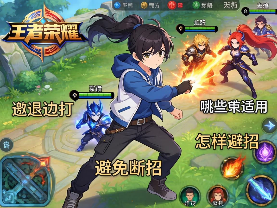 王者荣耀后撤连招技巧,如何边退边打,哪些英雄适用,怎样避免断招 王者荣耀后撤连招技巧,如何边退边打,哪些英雄适用,怎样避免断招
