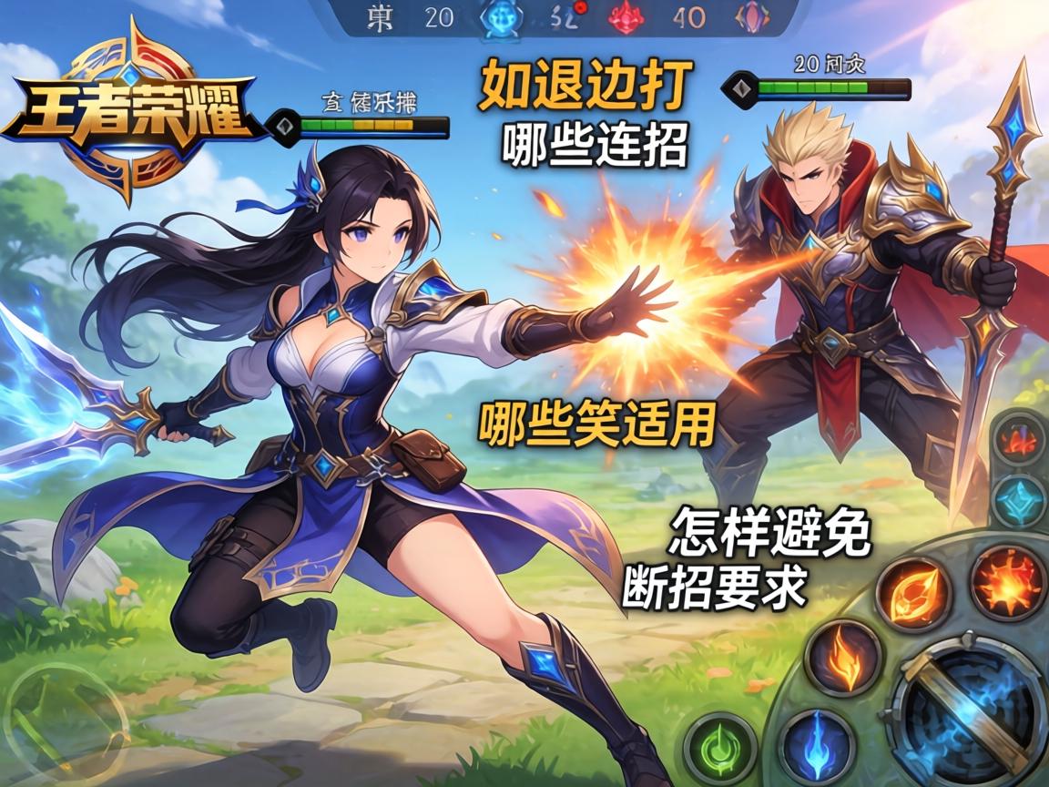 王者荣耀后撤连招技巧,如何边退边打,哪些英雄适用,怎样避免断招 王者荣耀后撤连招技巧,如何边退边打,哪些英雄适用,怎样避免断招