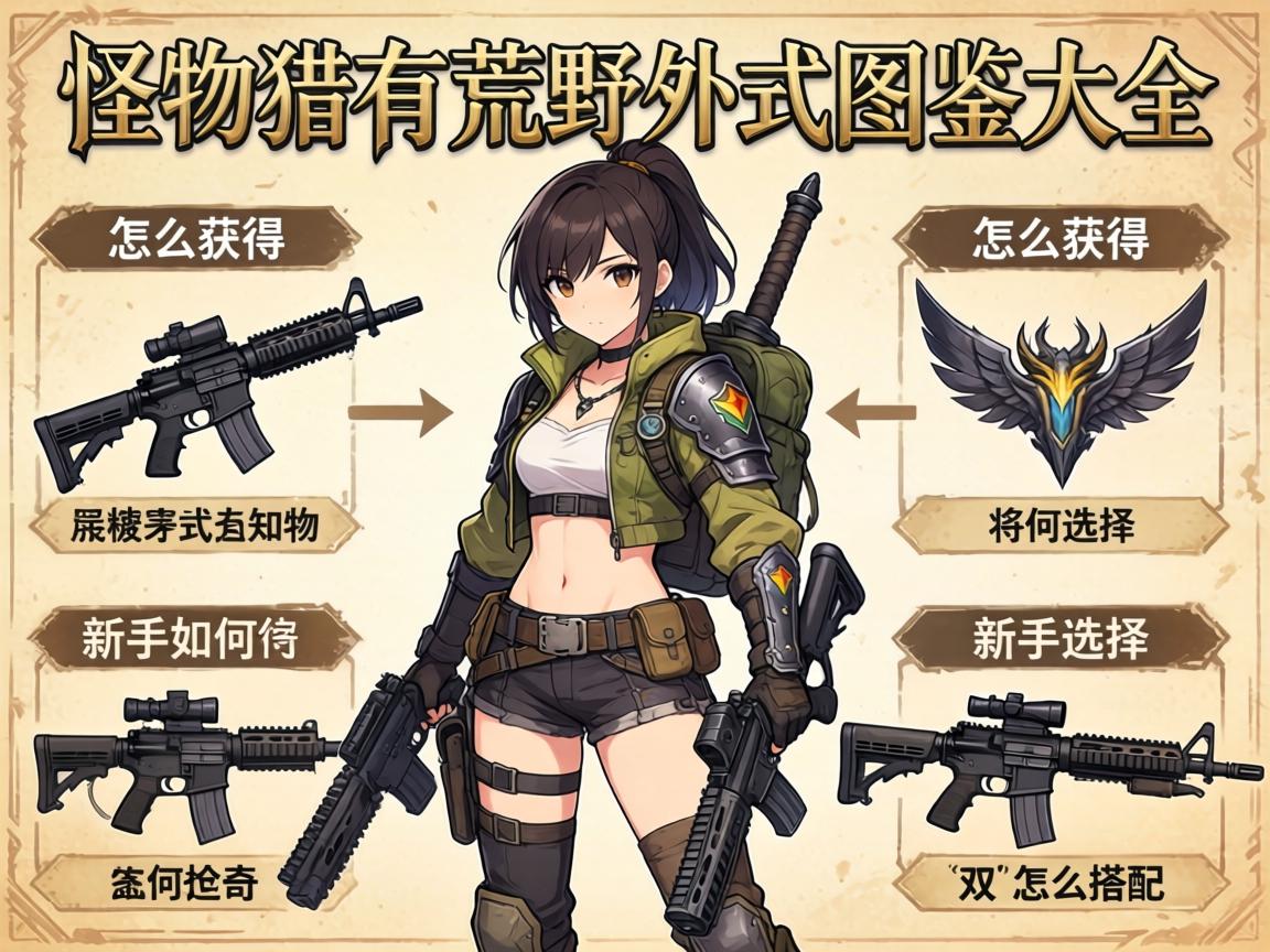 怪物猎人荒野武器图鉴大全,武器怎么获得,新手如何选择,双武器怎么搭配 怪物猎人荒野武器图鉴大全,武器怎么获得,新手如何选择,双武器怎么搭配