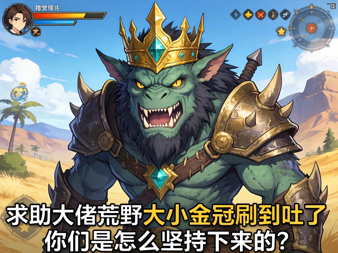 求助大佬!怪物猎人荒野大小金冠刷到吐了,你们是怎么坚持下来的? 求助大佬!怪物猎人荒野大小金冠刷到吐了,你们是怎么坚持下来的?