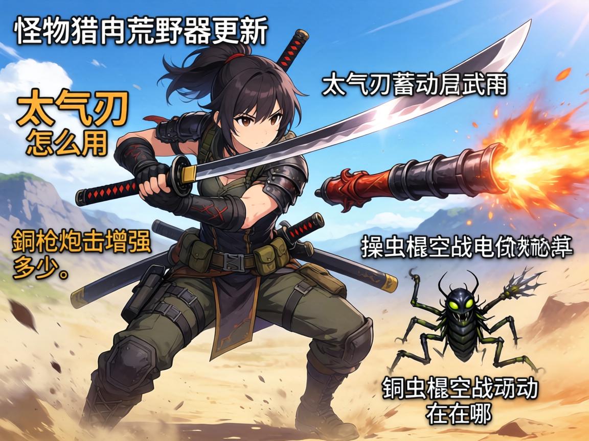 怪物猎人荒野武器更新,太刀气刃蓄力怎么用,铳枪炮击增强多少,操虫棍空战改动在哪 怪物猎人荒野武器更新,太刀气刃蓄力怎么用,铳枪炮击增强多少,操虫棍空战改动在哪