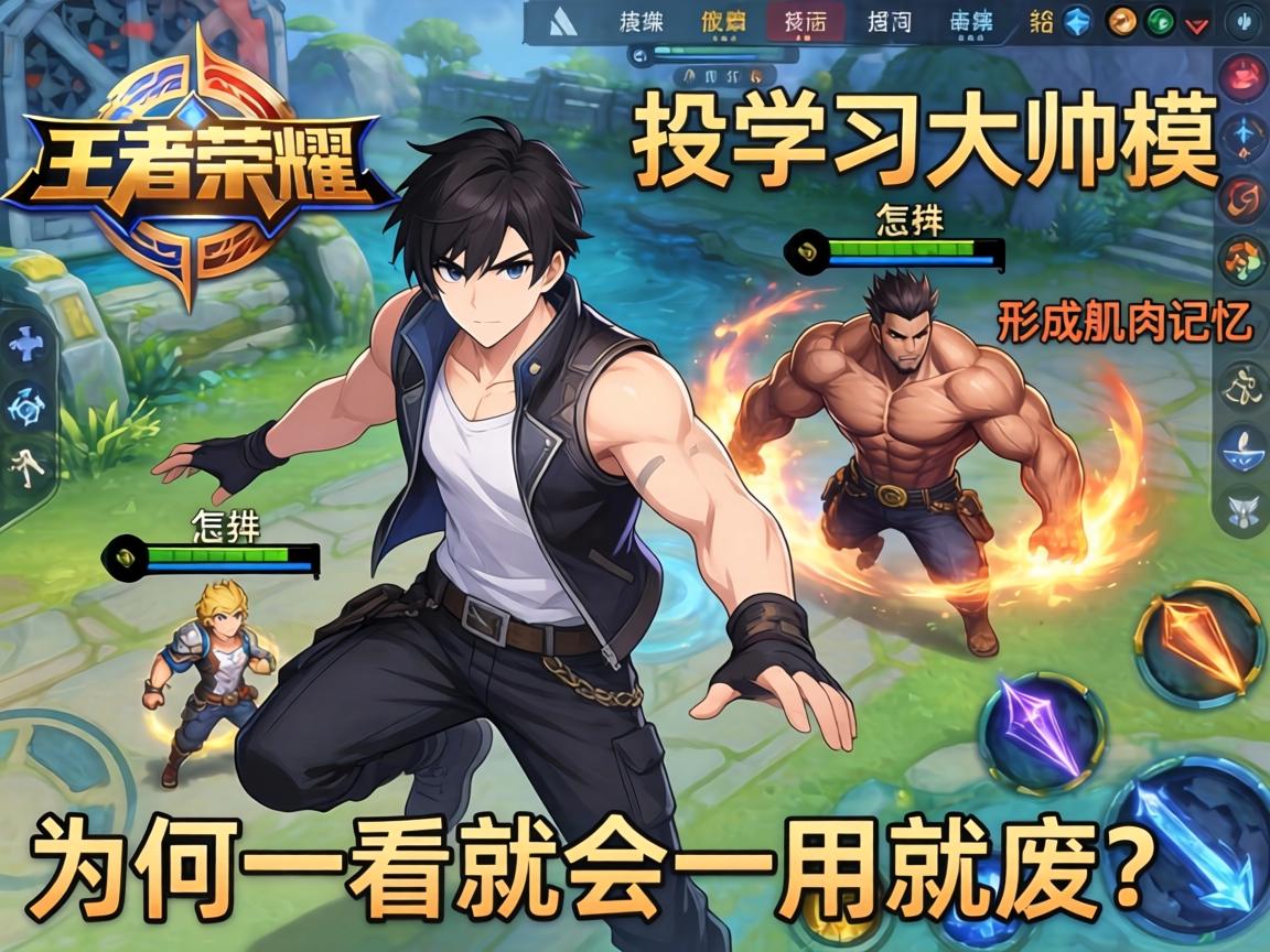 王者荣耀连招技巧模仿,如何学习大神操作,怎样形成肌肉记忆,为何一看就会一用就废? 王者荣耀连招技巧模仿,如何学习大神操作,怎样形成肌肉记忆,为何一看就会一用就废?