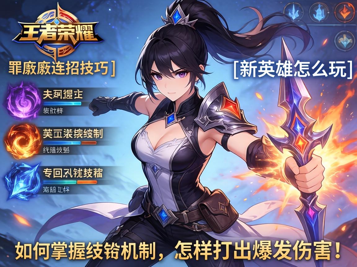 王者荣耀罪孽连招技巧丨新英雄怎么玩,如何掌握技能机制,怎样打出爆发伤害? 王者荣耀罪孽连招技巧丨新英雄怎么玩,如何掌握技能机制,怎样打出爆发伤害?