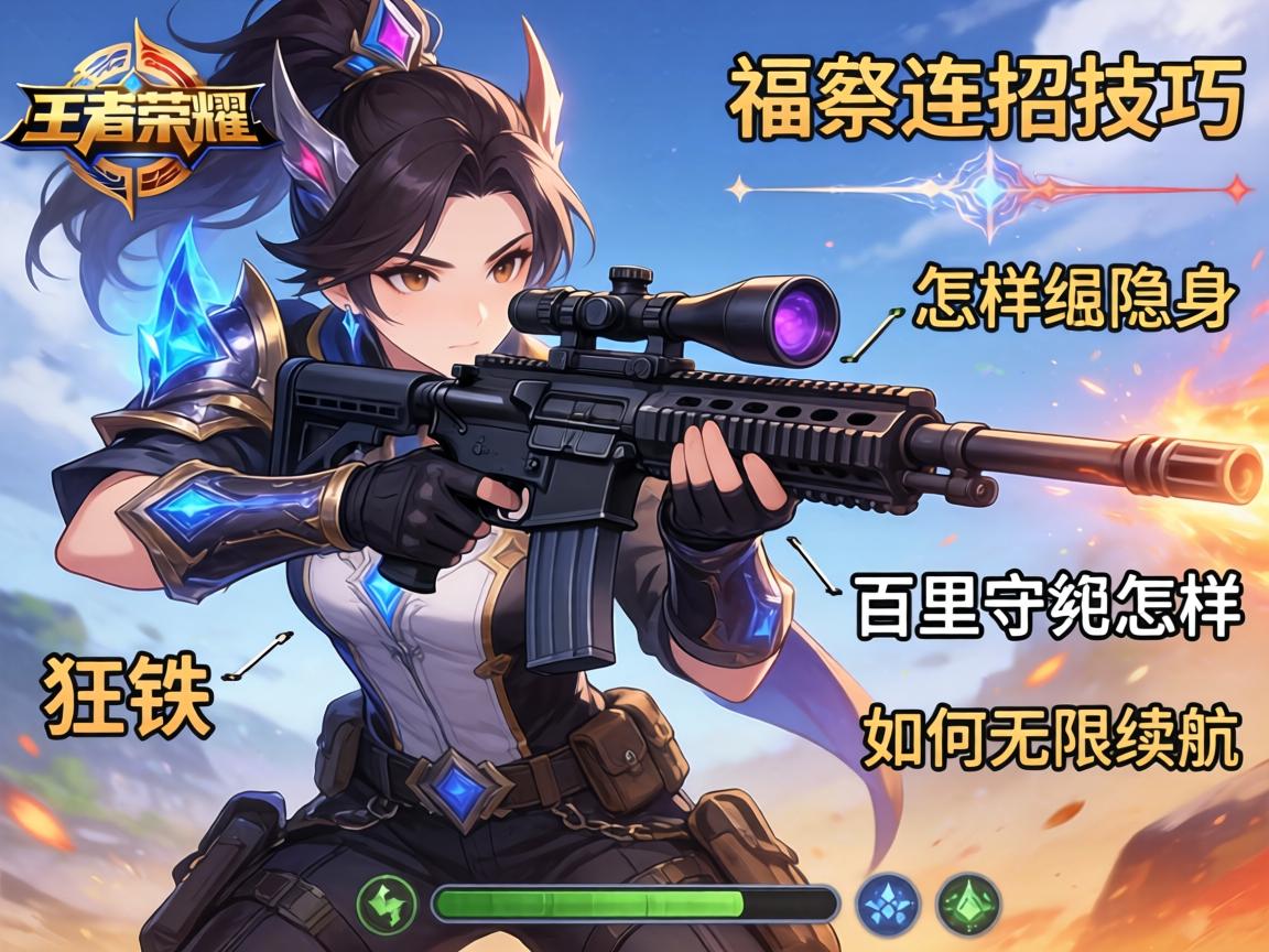 王者荣耀特工连招技巧,百里守约怎样隐身狙击,狂铁如何无限续航 王者荣耀特工连招技巧,百里守约怎样隐身狙击,狂铁如何无限续航