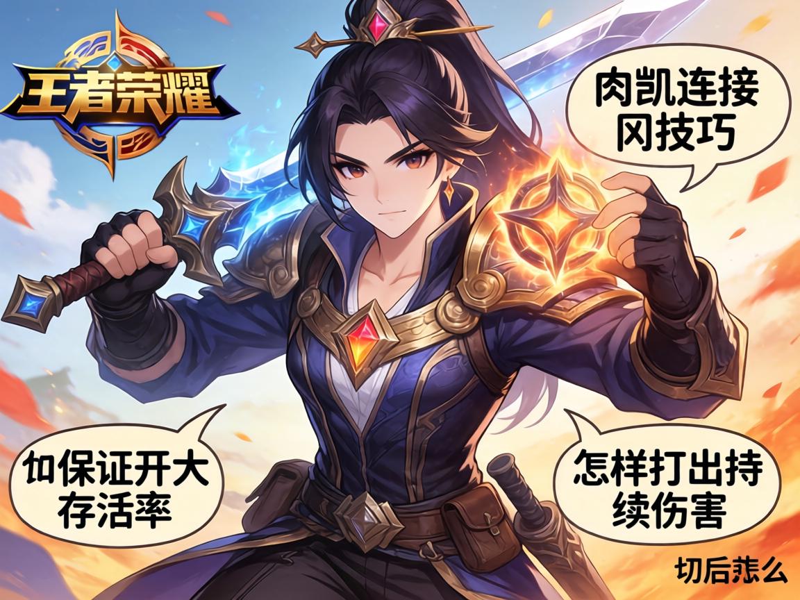 王者荣耀肉凯连招技巧,如何保证开大存活率,怎样打出持续伤害,肉凯怎么切后排 王者荣耀肉凯连招技巧,如何保证开大存活率,怎样打出持续伤害,肉凯怎么切后排