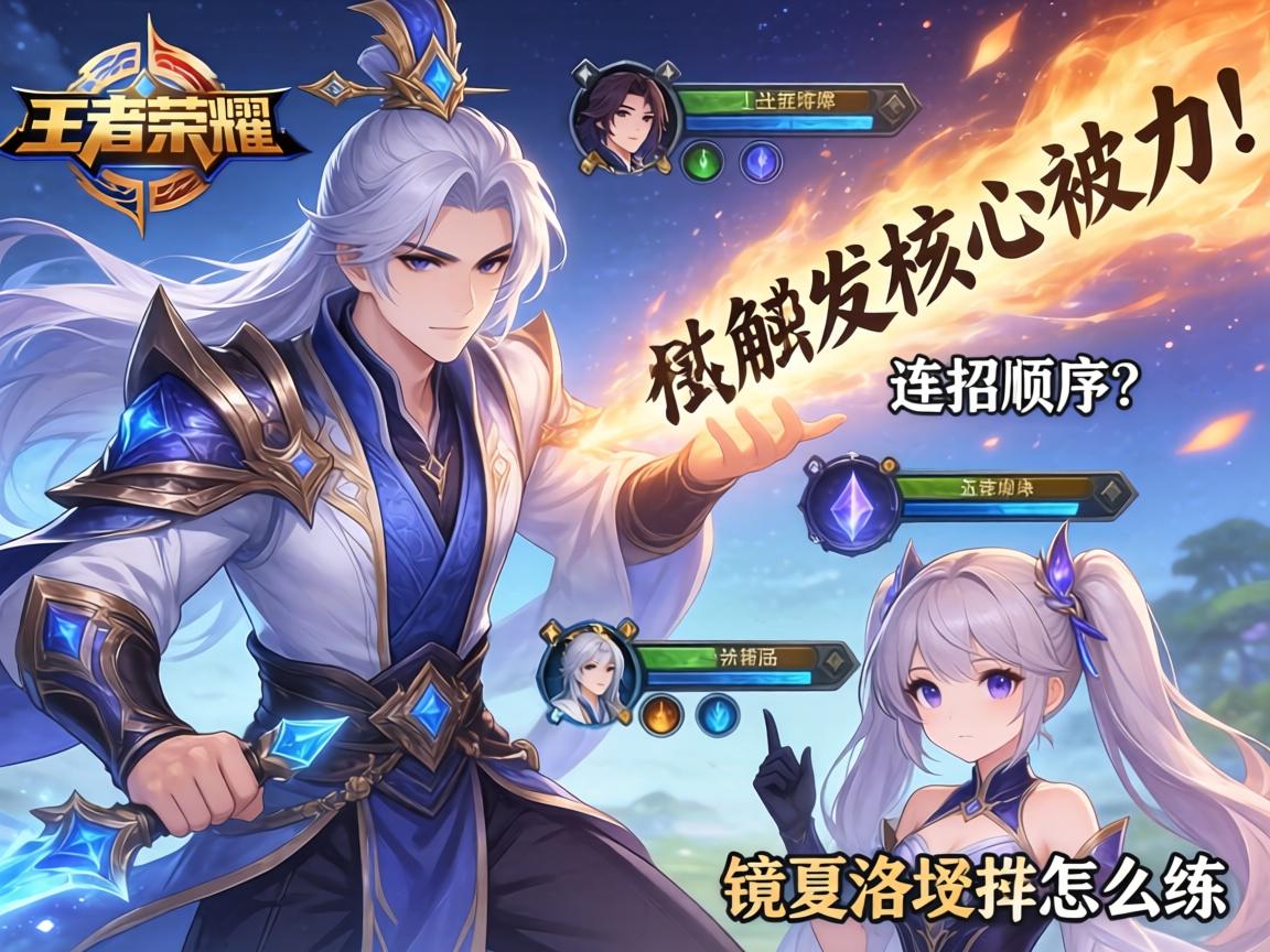 王者荣耀被动连招技巧,如何触发核心被动,连招顺序怎样安排,诸葛亮镜夏洛特怎么练 王者荣耀被动连招技巧,如何触发核心被动,连招顺序怎样安排,诸葛亮镜夏洛特怎么练