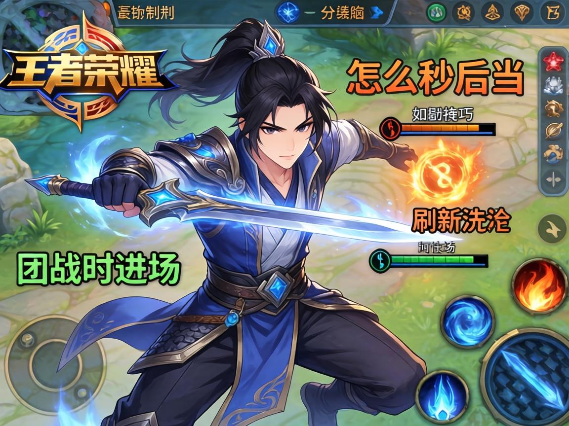 王者荣耀荆轲连招技巧,怎么秒后排,如何刷新技能,团战何时进场 王者荣耀荆轲连招技巧,怎么秒后排,如何刷新技能,团战何时进场