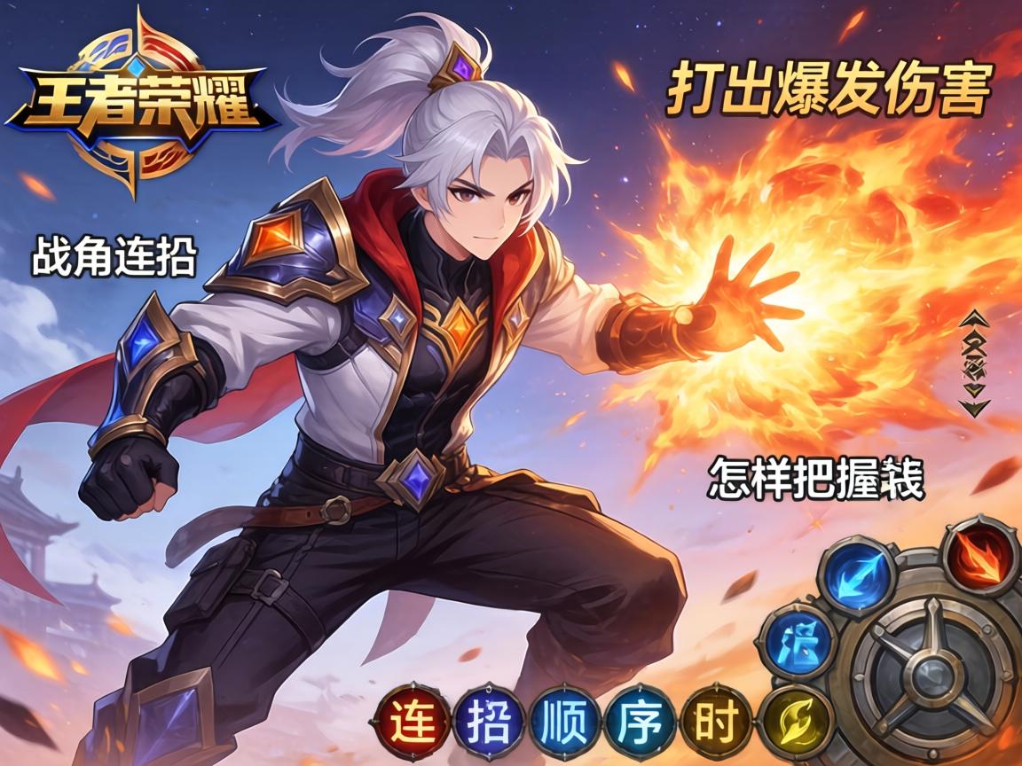 王者荣耀暃技能连招技巧,如何打出爆发伤害,怎样把握技能时机,连招顺序如何优化 王者荣耀暃技能连招技巧,如何打出爆发伤害,怎样把握技能时机,连招顺序如何优化