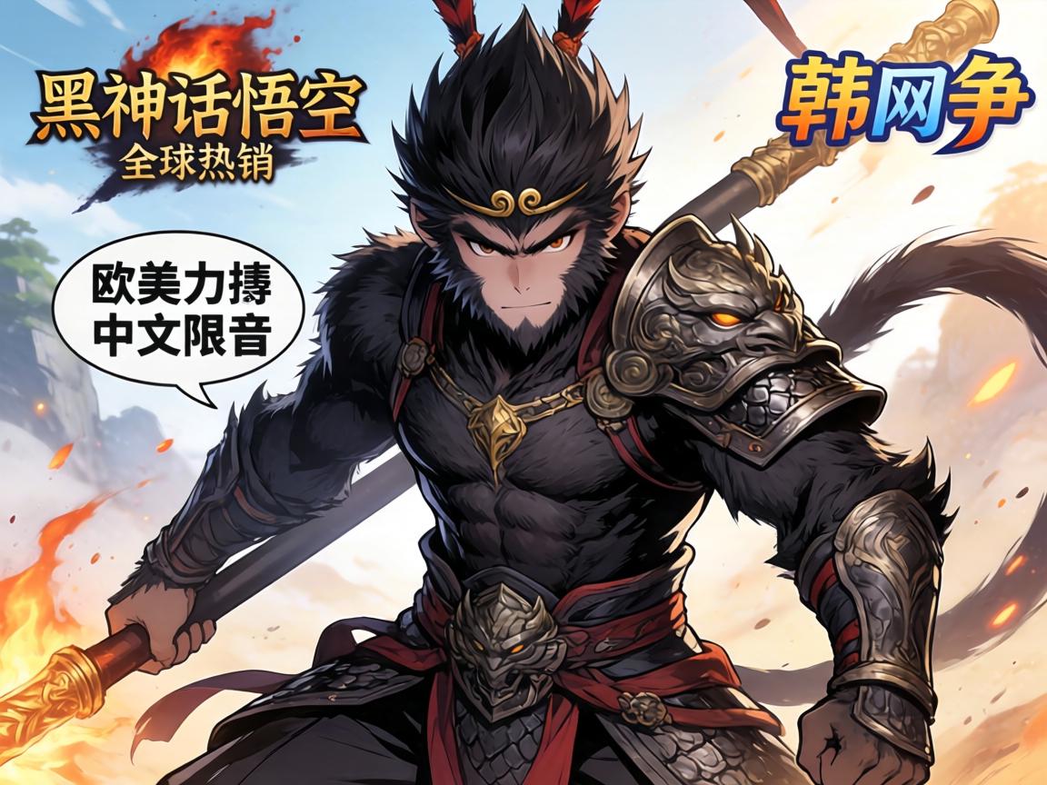 黑神话悟空全球热销 欧美力挺中文配音 韩网争 黑神话悟空全球热销 欧美力挺中文配音 韩网争