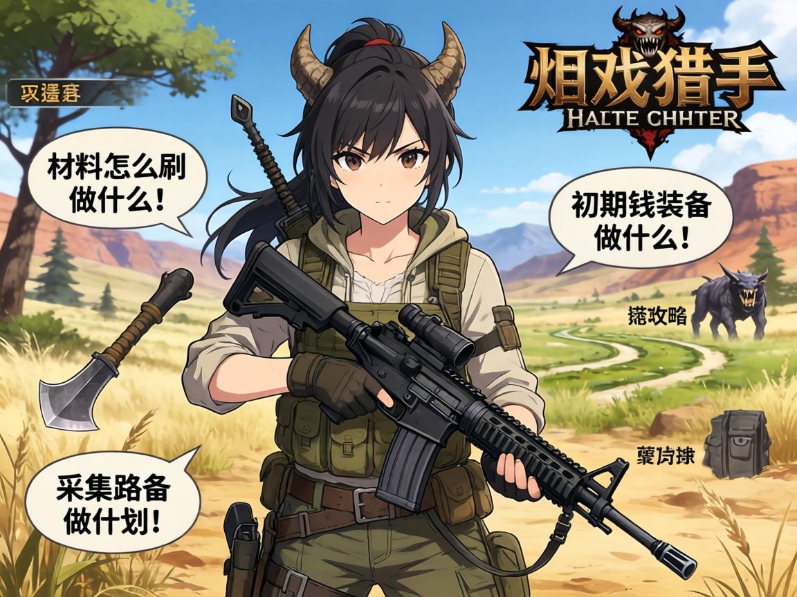 荒野怪物猎人材料攻略,材料怎么刷,初期装备做什么,采集路线怎么规划 荒野怪物猎人材料攻略,材料怎么刷,初期装备做什么,采集路线怎么规划