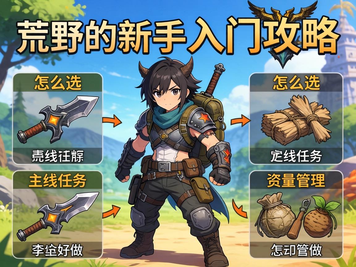 怪物猎人荒野新手入门攻略,武器怎么选,主线任务怎么做,资源如何管理 怪物猎人荒野新手入门攻略,武器怎么选,主线任务怎么做,资源如何管理