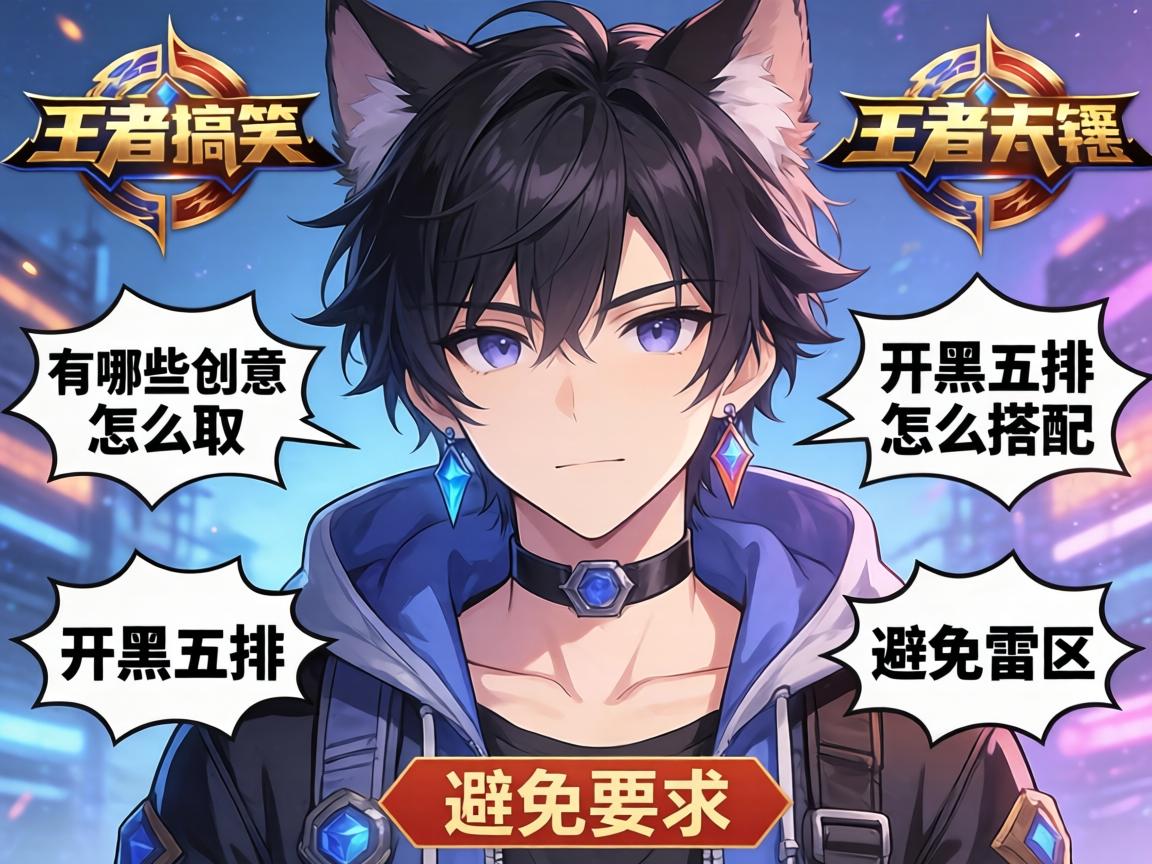 王者名字搞笑怎么取,有哪些创意类型,开黑五排怎么搭配,如何避免雷区 王者名字搞笑怎么取,有哪些创意类型,开黑五排怎么搭配,如何避免雷区