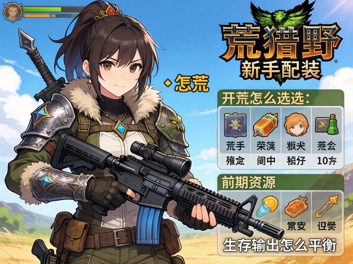 怪物猎人荒野新手配装,开荒武器怎么选,前期资源如何分配,生存输出怎么平衡 怪物猎人荒野新手配装,开荒武器怎么选,前期资源如何分配,生存输出怎么平衡