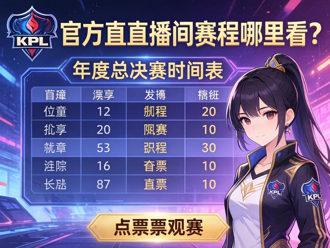 王者荣耀KPL官方直播间赛程哪里看?年度总决赛时间表,如何购票观赛? 王者荣耀KPL官方直播间赛程哪里看?年度总决赛时间表,如何购票观赛?