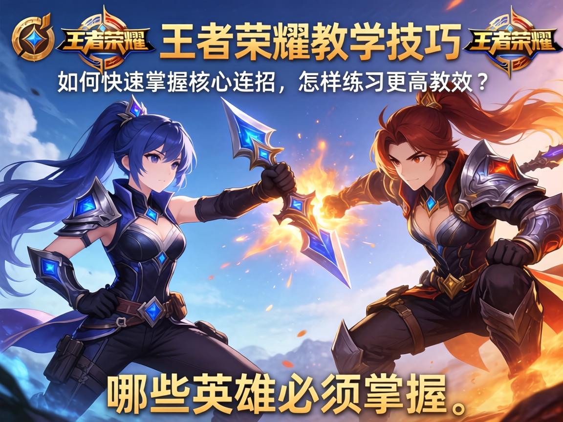王者荣耀教学技巧连招,如何快速掌握核心连招,怎样练习更高效,哪些英雄必须掌握? 王者荣耀教学技巧连招,如何快速掌握核心连招,怎样练习更高效,哪些英雄必须掌握?