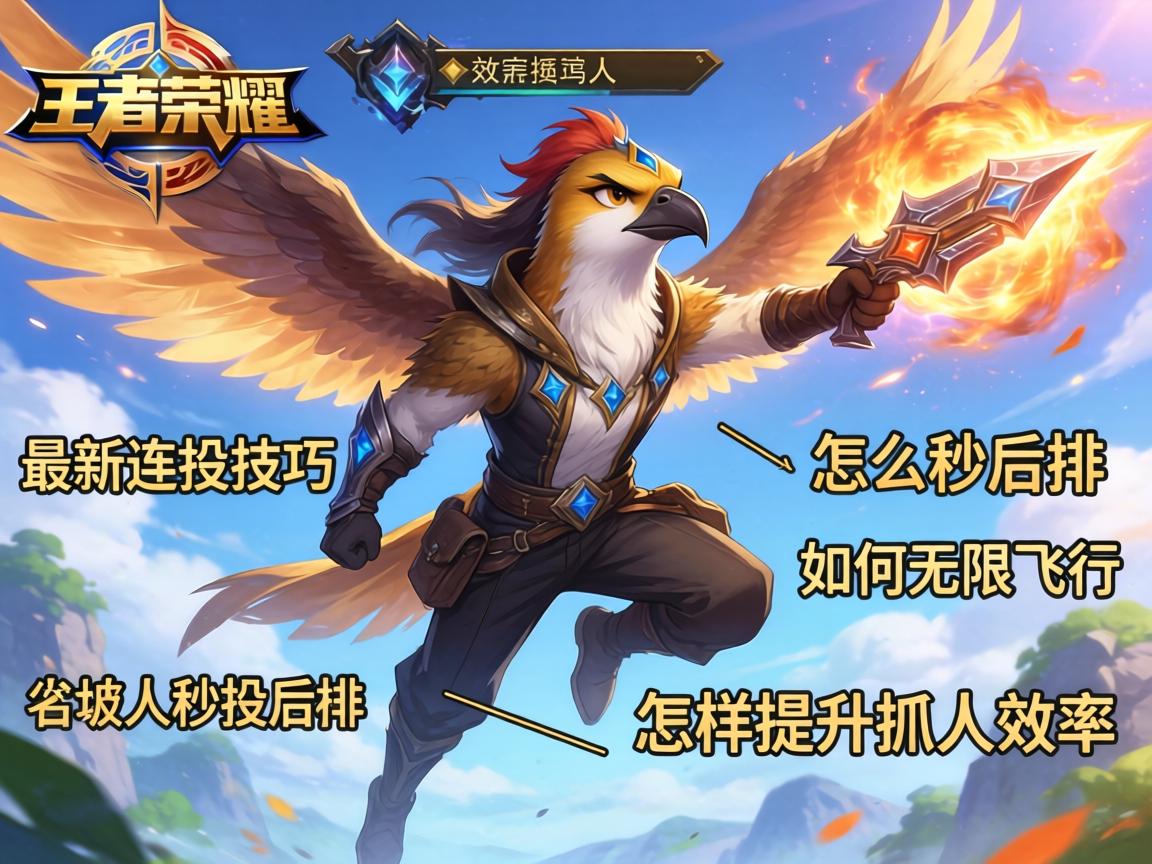 王者荣耀鸟人最新连招技巧,怎么秒后排,如何无限飞行,怎样提升抓人效率? 王者荣耀鸟人最新连招技巧,怎么秒后排,如何无限飞行,怎样提升抓人效率?