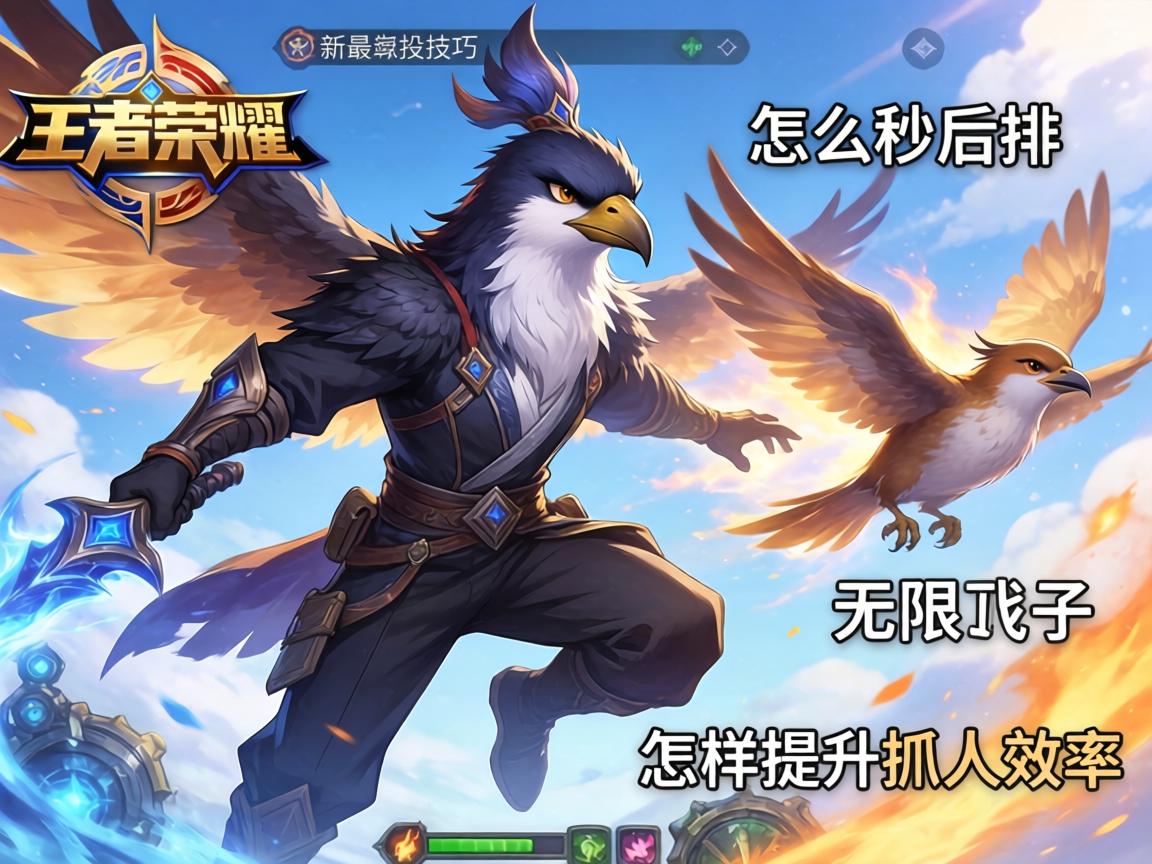 王者荣耀鸟人最新连招技巧,怎么秒后排,如何无限飞行,怎样提升抓人效率? 王者荣耀鸟人最新连招技巧,怎么秒后排,如何无限飞行,怎样提升抓人效率?