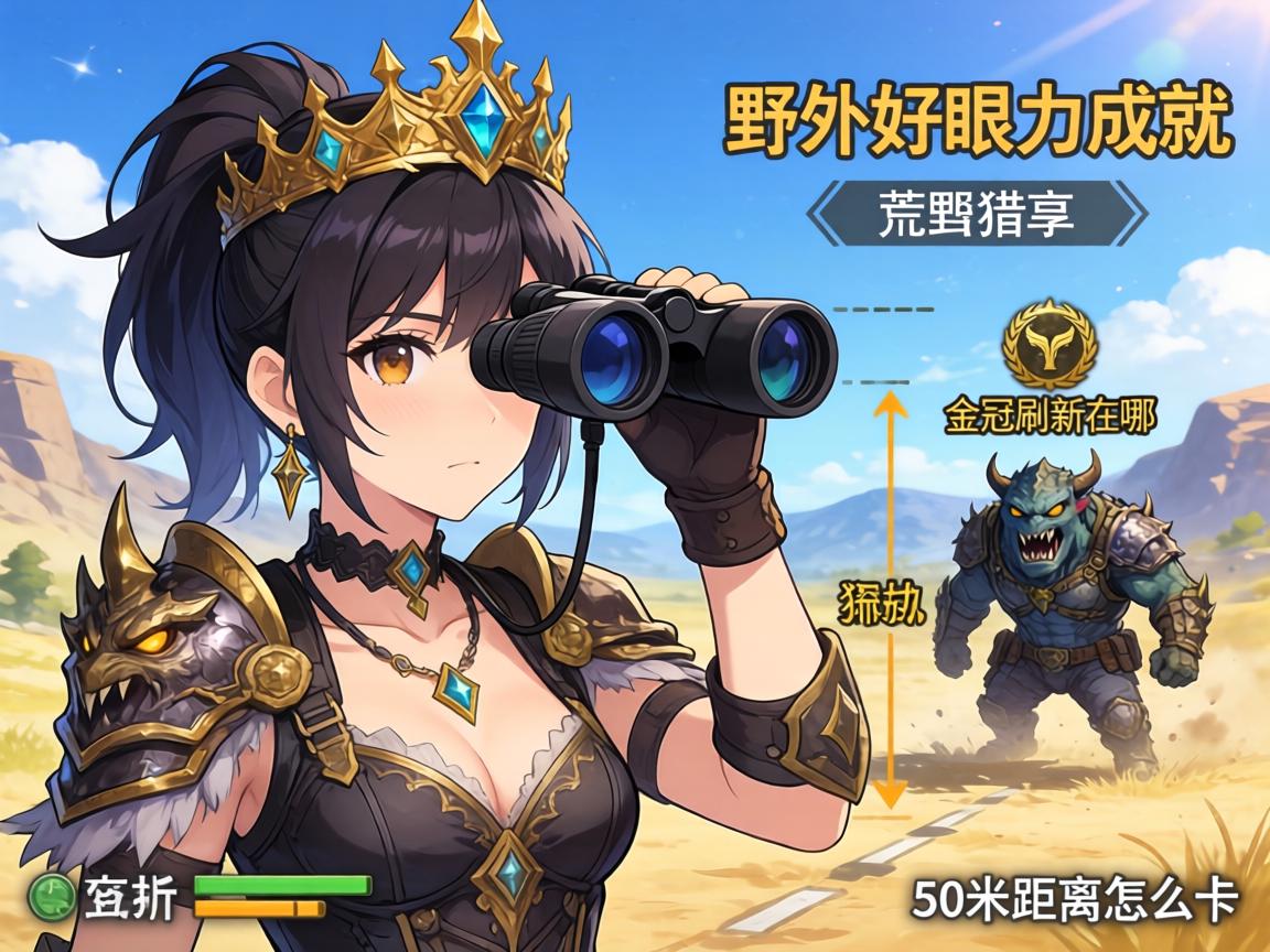 怪物猎人荒野好眼力成就,望远镜怎么用,金冠刷新在哪,50米距离怎么卡 怪物猎人荒野好眼力成就,望远镜怎么用,金冠刷新在哪,50米距离怎么卡