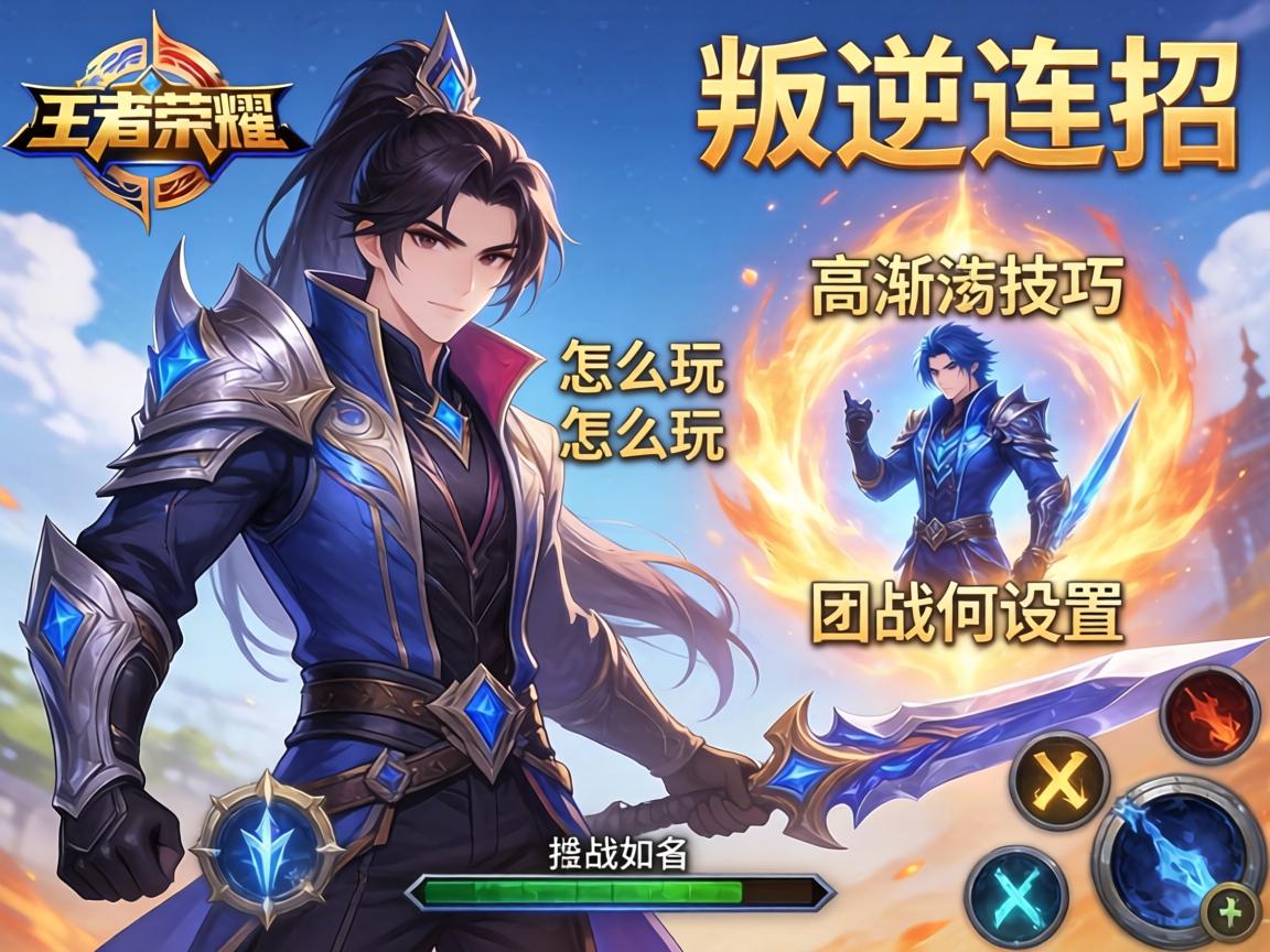王者荣耀叛逆连招怎么玩,高渐离技巧有哪些,团战如何设置? 王者荣耀叛逆连招怎么玩,高渐离技巧有哪些,团战如何设置?