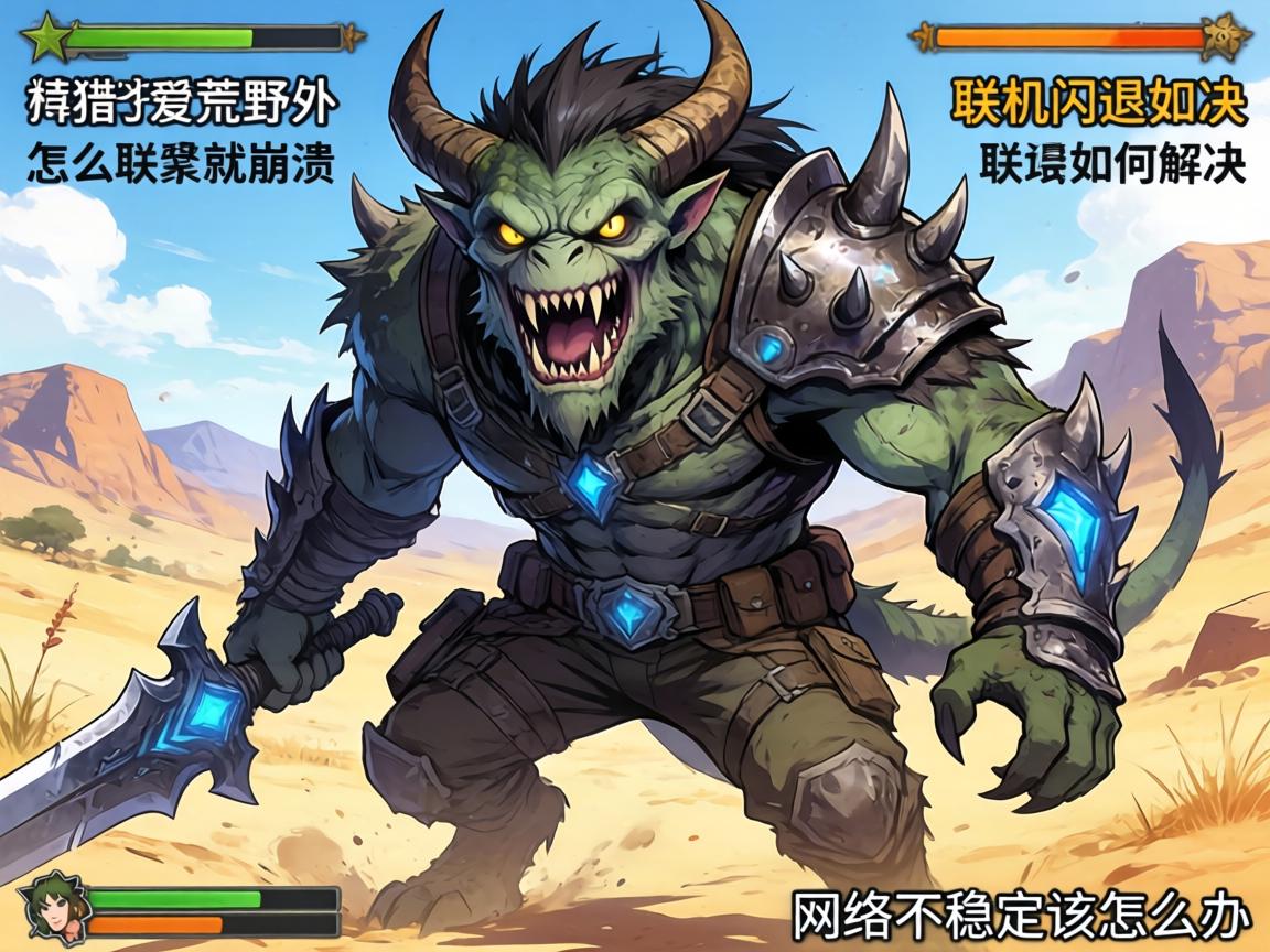 怪物猎人荒野怎么联机就崩溃,联机闪退如何解决,网络不稳定该怎么办 怪物猎人荒野怎么联机就崩溃,联机闪退如何解决,网络不稳定该怎么办