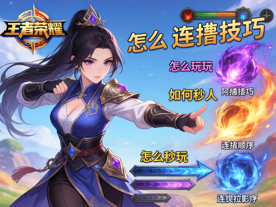 王者荣耀阿轲连招技巧,怎么玩,如何秒人,技能连招顺序 王者荣耀阿轲连招技巧,怎么玩,如何秒人,技能连招顺序