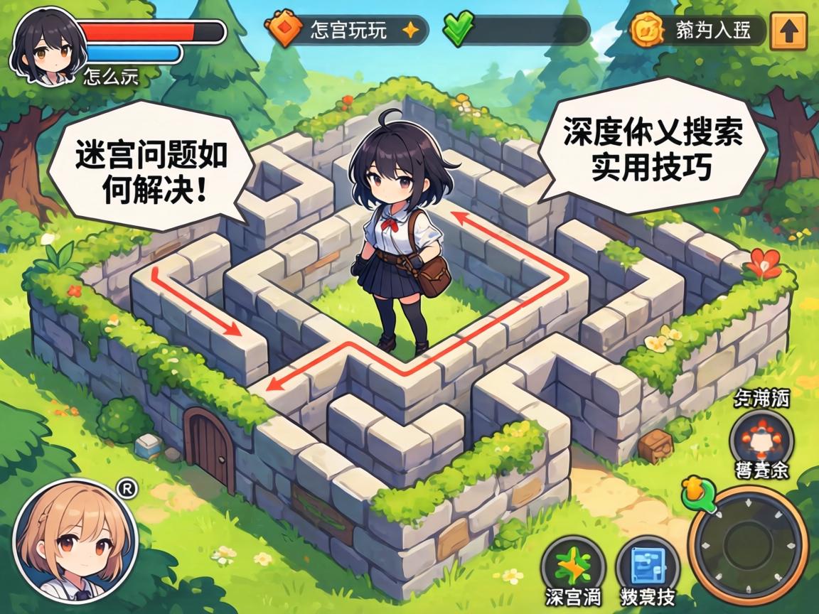 迷宫旅人怎么玩,迷宫问题如何解决,深度优先搜索实用技巧 迷宫旅人怎么玩,迷宫问题如何解决,深度优先搜索实用技巧