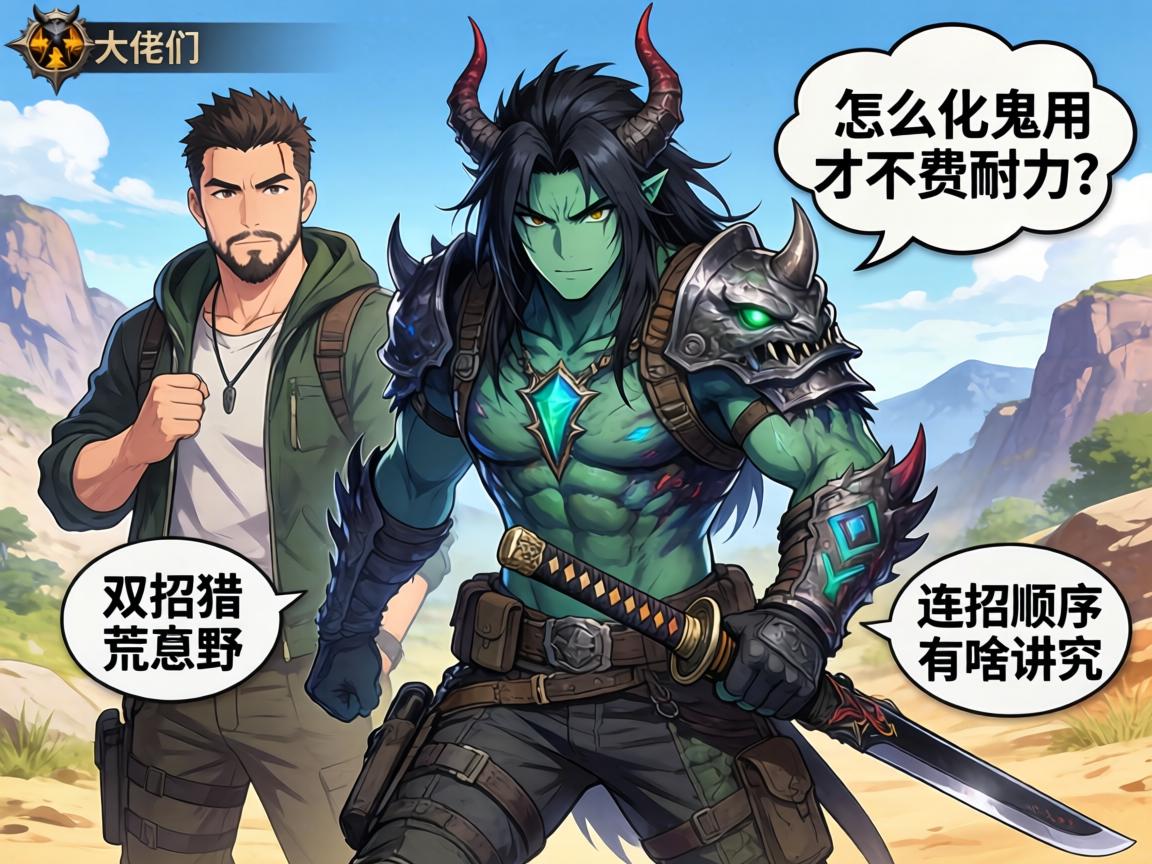 大佬们,怪物猎人荒野双刀鬼人化怎么用才不费耐力?连招顺序有啥讲究? 大佬们,怪物猎人荒野双刀鬼人化怎么用才不费耐力?连招顺序有啥讲究?