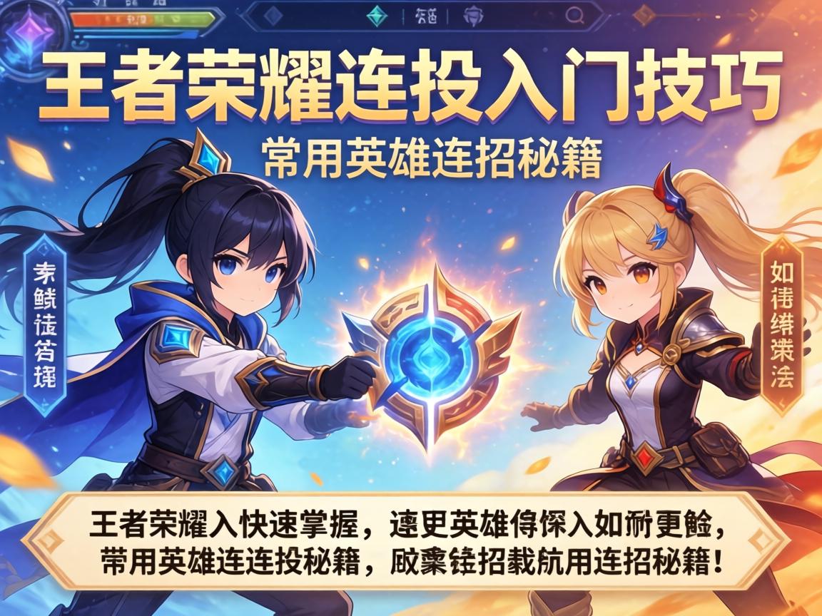 王者荣耀连招入门技巧,如何快速掌握,常用英雄连招秘籍有哪些 王者荣耀连招入门技巧,如何快速掌握,常用英雄连招秘籍有哪些