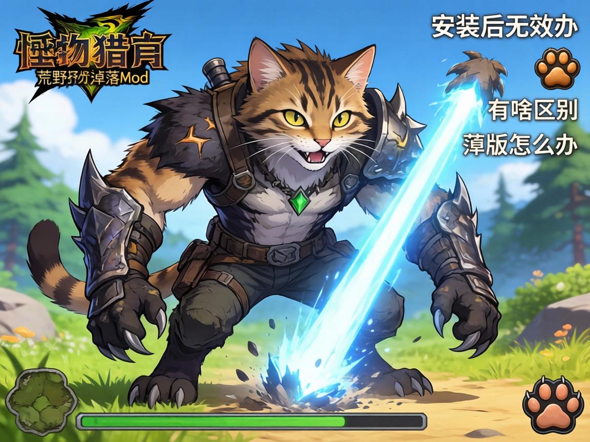 怪物猎人荒野猫爪掉落mod,掉落光柱怎么显示,猫爪版有啥区别,安装后无效怎么办 怪物猎人荒野猫爪掉落mod,掉落光柱怎么显示,猫爪版有啥区别,安装后无效怎么办